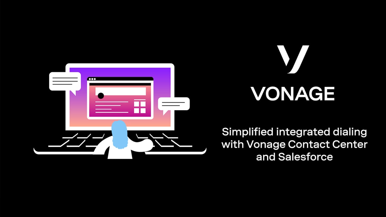 Numérotation intégrée simplifiée avec Vonage et Salesforce