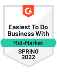 G2 Easiest to do Business With Mid-Market G2 Easiest to do Business With Mid-Market