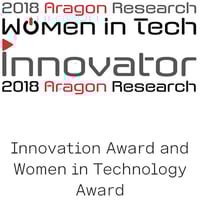 Aragon Research Innovation Award and Women in Technology Award Aragon Research Innovation Award and Women in Technology Award logo