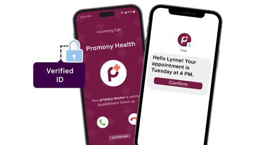 Branded mobile device with appointment reminder from doctors office