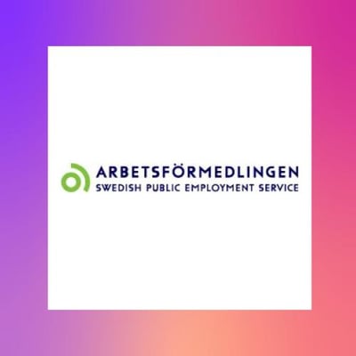 Logo for Arbetsformedlingen, Swedish Public Employment Service